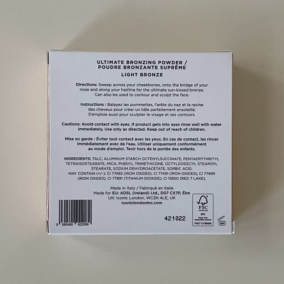 ICONIC London Ultimate Bronzing Powder 17g Light Bronze New - Picture 4 of 4